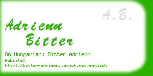 adrienn bitter business card